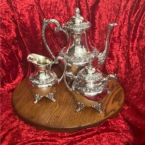 Silver Tea Set Heritage Rogers Bros